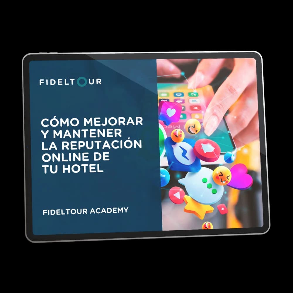 Portada del ebook Guía para mejorar y mantener tu reputación online de Fideltour Academy