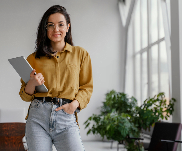 Estudiante lista para la Job Day UIB